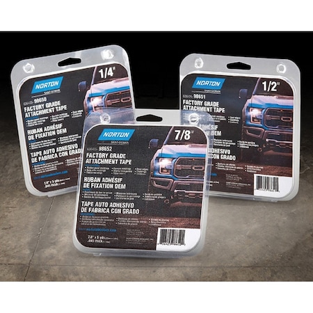 Norton Abrasives 7/8in X 5YDS ADHESION ATTACHENT TAPE 63642598652